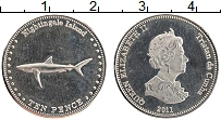 Продать Монеты Тристан-да-Кунья 10 пенсов 2011 Медно-никель