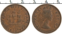 Продать Монеты ЮАР 1/2 пенни 1955 Медь