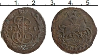 Продать Монеты 1762 – 1796 Екатерина II 1 копейка 1796 Медь