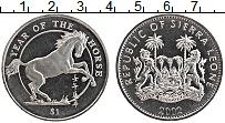 Продать Монеты Сьерра-Леоне 1 доллар 2002 Медно-никель