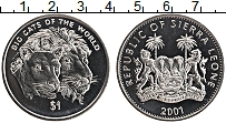 Продать Монеты Сьерра-Леоне 1 доллар 2001 Медно-никель