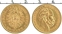 Продать Монеты Пруссия 20 марок 1883 Золото