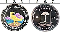 Продать Монеты Экваториальная Гвинея 7000 франков 1993 Серебро