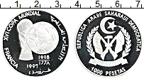 Продать Монеты Сахара 1000 песет 1997 Серебро