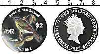 Продать Монеты Острова Кука 2 доллара 2005 Серебро