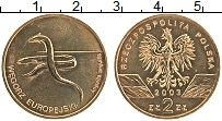 Продать Монеты Польша 2 злотых 2003 Латунь