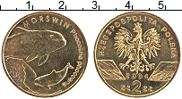 Продать Монеты Польша 2 злотых 2004 Латунь
