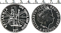 Продать Монеты Великобритания 2 фунта 2011 Серебро