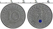 Продать Монеты Третий Рейх 10 пфеннигов 1942 Цинк