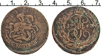 Продать Монеты 1762 – 1796 Екатерина II 2 копейки 1777 Медь