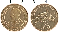 Продать Монеты Танзания 100 шиллингов 1994 Латунь
