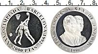 Продать Монеты Испания 2000 песет 1990 Серебро