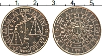 Продать Монеты Сан-Марино 5 евро 2020 Латунь