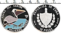 Продать Монеты Куба 10 песо 1994 Серебро