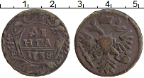Продать Монеты 1730 – 1740 Анна Иоановна 1 деньга 1749 Медь