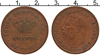 Продать Монеты Португальская Индия 1/4 таньга 1886 Медь