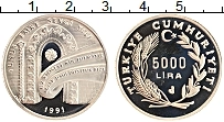 Продать Монеты Турция 5000 лир 1991 Медно-никель