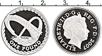 Продать Монеты Великобритания 1 фунт 2007 Серебро