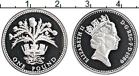 Продать Монеты Великобритания 1 фунт 1989 Серебро