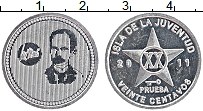 Продать Монеты Остров Хувентуд 20 сентаво 2011 Алюминий