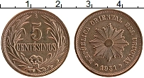 Продать Монеты Уругвай 5 сентесим 1946 Медь