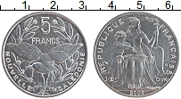 Продать Монеты Новая Каледония 5 франков 2003 Алюминий