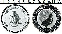 Продать Монеты Австралия 8 долларов 2004 Серебро