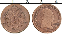 Продать Монеты Австрия 1/2 крейцера 1800 Медь