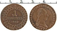 Продать Монеты Австрия 1 крейцер 1812 Медь