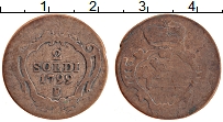 Продать Монеты Гориция 2 сольди 1799 Медь