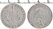 Продать Монеты Венгрия 20 крейцеров 1834 Серебро