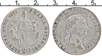 Продать Монеты Венгрия 20 крейцеров 1834 Серебро