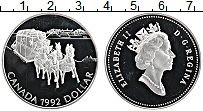 Продать Монеты Канада 1 доллар 1992 Серебро