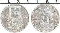 Продать Монеты Португалия 10 эскудо 1954 Серебро