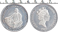 Продать Монеты Острова Кука 50 долларов 1989 Серебро