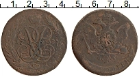 Продать Монеты 1741 – 1762 Елизавета Петровна 5 копеек 1758 Медь
