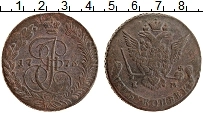 Продать Монеты 1762 – 1796 Екатерина II 5 копеек 1776 Медь
