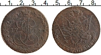 Продать Монеты 1762 – 1796 Екатерина II 5 копеек 1783 Медь
