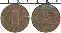 Продать Монеты Индокитай 1 цент 1885 Медь