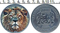 Продать Монеты Конго 5000 франков 2013 Серебро