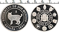 Продать Монеты Испания 2000 песет 1994 Серебро