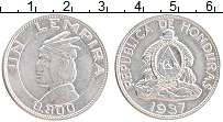 Продать Монеты Гондурас 1 лемпира 1937 Серебро