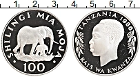 Продать Монеты Танзания 100 шиллингов 1986 Серебро
