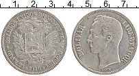 Продать Монеты Венесуэла 5 боливар 1929 Серебро