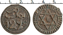 Продать Монеты Марокко 4 фалуса 1290 Бронза