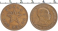 Продать Монеты Гана 1 пенни 1958 Бронза