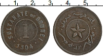 Продать Монеты Бруней 1 цент 1304 Медь