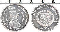 Продать Монеты Сенегал 2500 франков 2007 Серебро