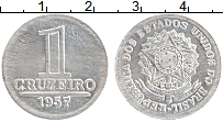 Продать Монеты Бразилия 1 крузейро 1958 Алюминий