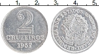 Продать Монеты Бразилия 2 крузейро 1961 Алюминий